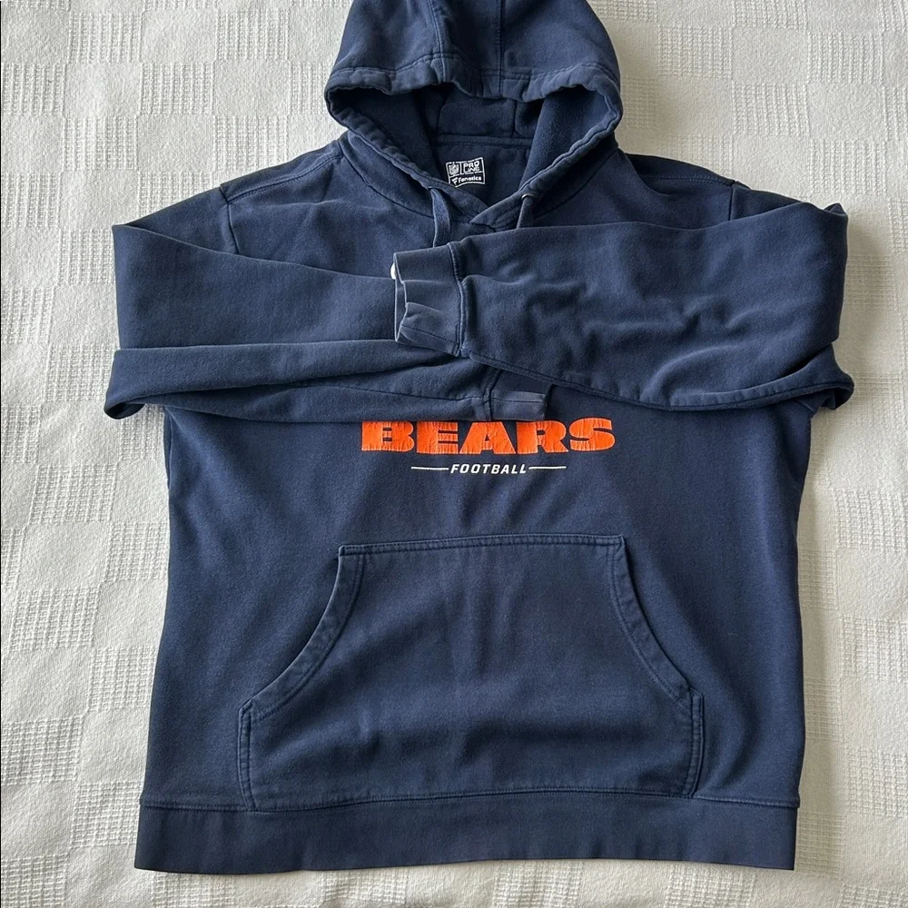 Fanatics Chicago Bears Blue Hoodie Men’s size Large - Picture 6 of 8